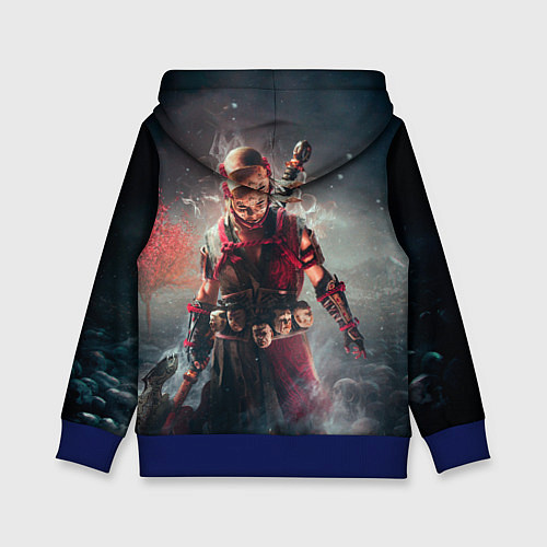 Детская толстовка Shadows of the Hitokiri art / 3D-Синий – фото 2