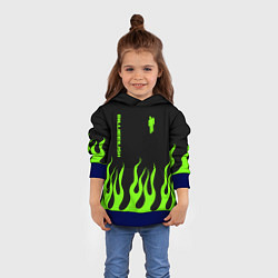 Толстовка-худи детская Billie Eilish, цвет: 3D-синий — фото 2