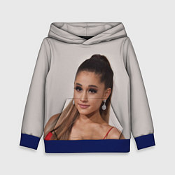 Толстовка-худи детская Ariana Grande Ариана Гранде, цвет: 3D-синий