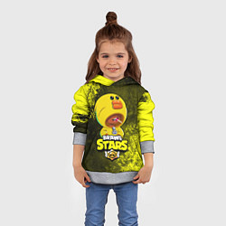 Толстовка-худи детская Brawl Stars SALLY LEON, цвет: 3D-меланж — фото 2