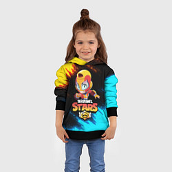Толстовка-худи детская BRAWL STARS MAX, цвет: 3D-черный — фото 2