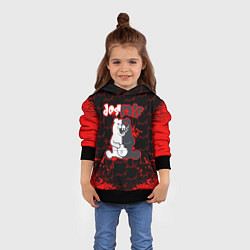 Толстовка-худи детская MONOKUMA, цвет: 3D-черный — фото 2