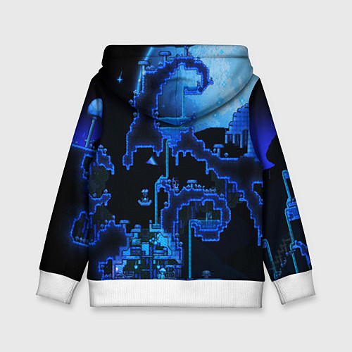Детская толстовка Terraria / 3D-Белый – фото 2