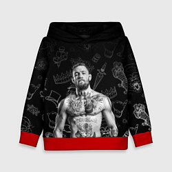 Толстовка-худи детская CONOR McGREGOR, цвет: 3D-красный