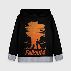 Толстовка-худи детская Fallout 4, цвет: 3D-меланж