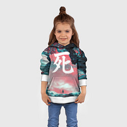 Толстовка-худи детская Sekiro shadows die twice, цвет: 3D-белый — фото 2