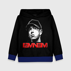 Толстовка-худи детская Eminem, цвет: 3D-синий