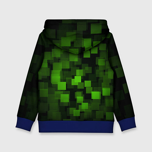 Детская толстовка Minecraft Майнкрафт / 3D-Синий – фото 2