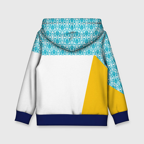 Детская толстовка Казахстан Форма / 3D-Синий – фото 2