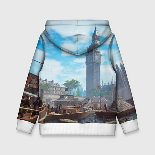 Детская толстовка Assasin's creed / 3D-Белый – фото 2