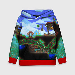 Толстовка-худи детская TERRARIA, цвет: 3D-красный