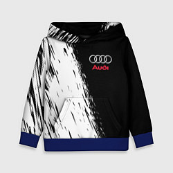 Толстовка-худи детская AUDI, цвет: 3D-синий