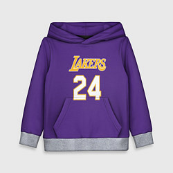 Толстовка-худи детская Los Angeles Lakers Kobe Brya, цвет: 3D-меланж