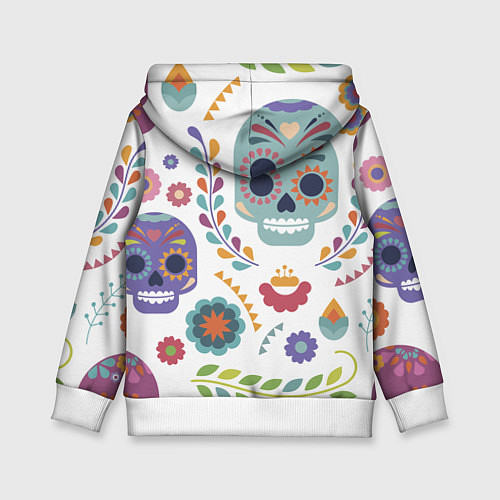 Детская толстовка Мексиканские мотивы / 3D-Белый – фото 2