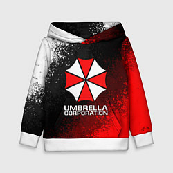 Толстовка-худи детская UMBRELLA CORP, цвет: 3D-белый