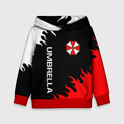 Толстовка-худи детская UMBRELLA CORP, цвет: 3D-красный