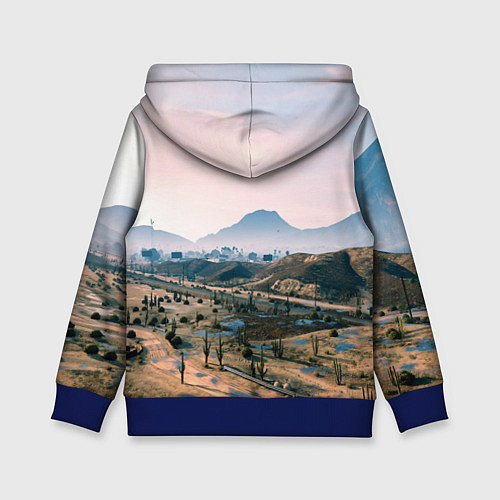 Детская толстовка Grand Theft Auto 5 / 3D-Синий – фото 2