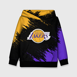 Толстовка-худи детская LA LAKERS, цвет: 3D-черный