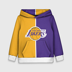 Толстовка-худи детская LA LAKERS, цвет: 3D-белый