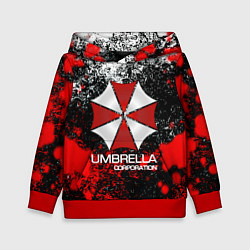 Толстовка-худи детская UMBRELLA CORP, цвет: 3D-красный