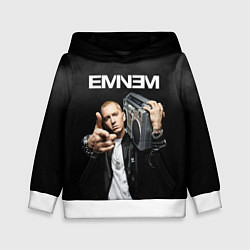 Толстовка-худи детская EMINEM, цвет: 3D-белый