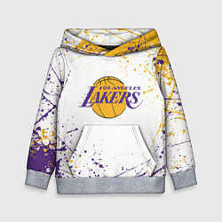 Толстовка-худи детская LA LAKERS, цвет: 3D-меланж