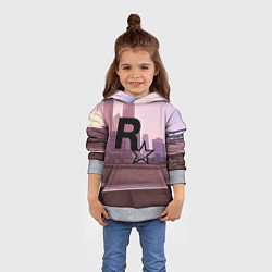 Толстовка-худи детская ROCKSTAR, цвет: 3D-меланж — фото 2