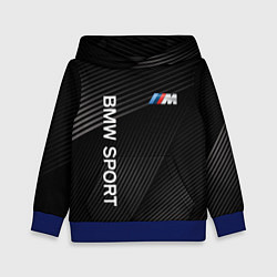 Толстовка-худи детская BMW, цвет: 3D-синий