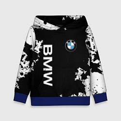 Толстовка-худи детская BMW, цвет: 3D-синий