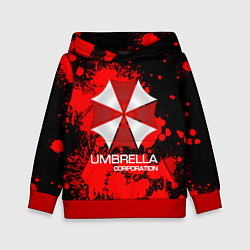 Толстовка-худи детская UMBRELLA CORP, цвет: 3D-красный