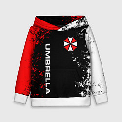 Толстовка-худи детская UMBRELLA CORPORATION, цвет: 3D-белый