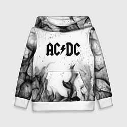 Толстовка-худи детская ACDC, цвет: 3D-белый