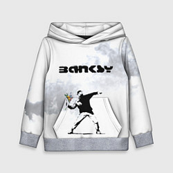 Толстовка-худи детская Banksy, цвет: 3D-меланж