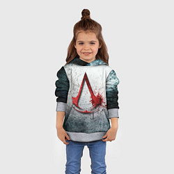 Толстовка-худи детская Assassins Creed, цвет: 3D-меланж — фото 2