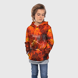 Толстовка-худи детская Judas Priest, цвет: 3D-меланж — фото 2