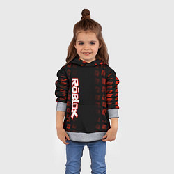 Толстовка-худи детская Roblox, цвет: 3D-меланж — фото 2