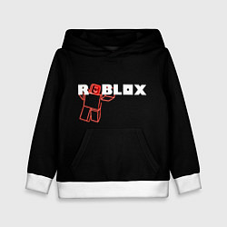 Толстовка-худи детская Роблокс Roblox, цвет: 3D-белый