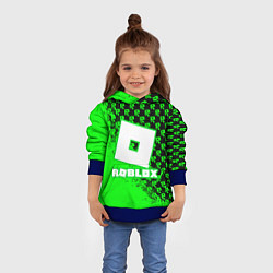 Толстовка-худи детская Roblox, цвет: 3D-синий — фото 2