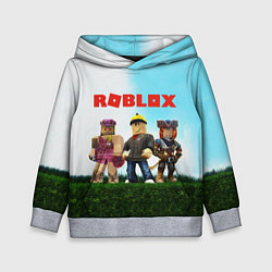 Толстовка-худи детская ROBLOX, цвет: 3D-меланж