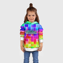 Толстовка-худи детская Роблокс, цвет: 3D-белый — фото 2