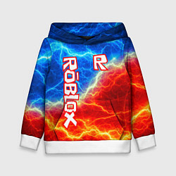 Толстовка-худи детская ROBLOX, цвет: 3D-белый