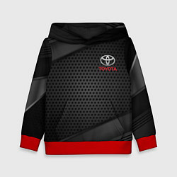 Толстовка-худи детская TOYOTA, цвет: 3D-красный