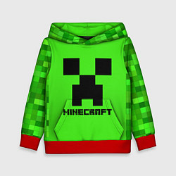 Толстовка-худи детская MINECRAFT, цвет: 3D-красный