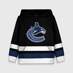 Толстовка-худи детская Vancouver Canucks, цвет: 3D-белый