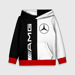 Толстовка-худи детская MERCEDES AMG, цвет: 3D-красный