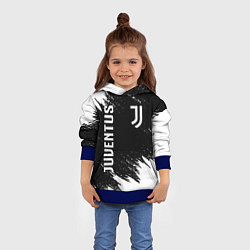 Толстовка-худи детская JUVENTUS, цвет: 3D-синий — фото 2