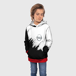 Толстовка-худи детская Opel, цвет: 3D-красный — фото 2