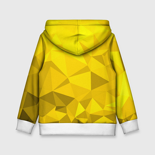 Детская толстовка YELLOW ABSTRACT / 3D-Белый – фото 2