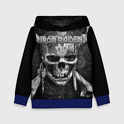 Толстовка-худи детская Iron Maiden, цвет: 3D-синий