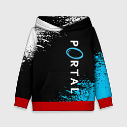 Толстовка-худи детская PORTAL, цвет: 3D-красный